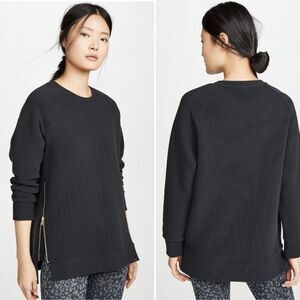 VARLEY Manning Side Zip Crewneck Sweatshirt